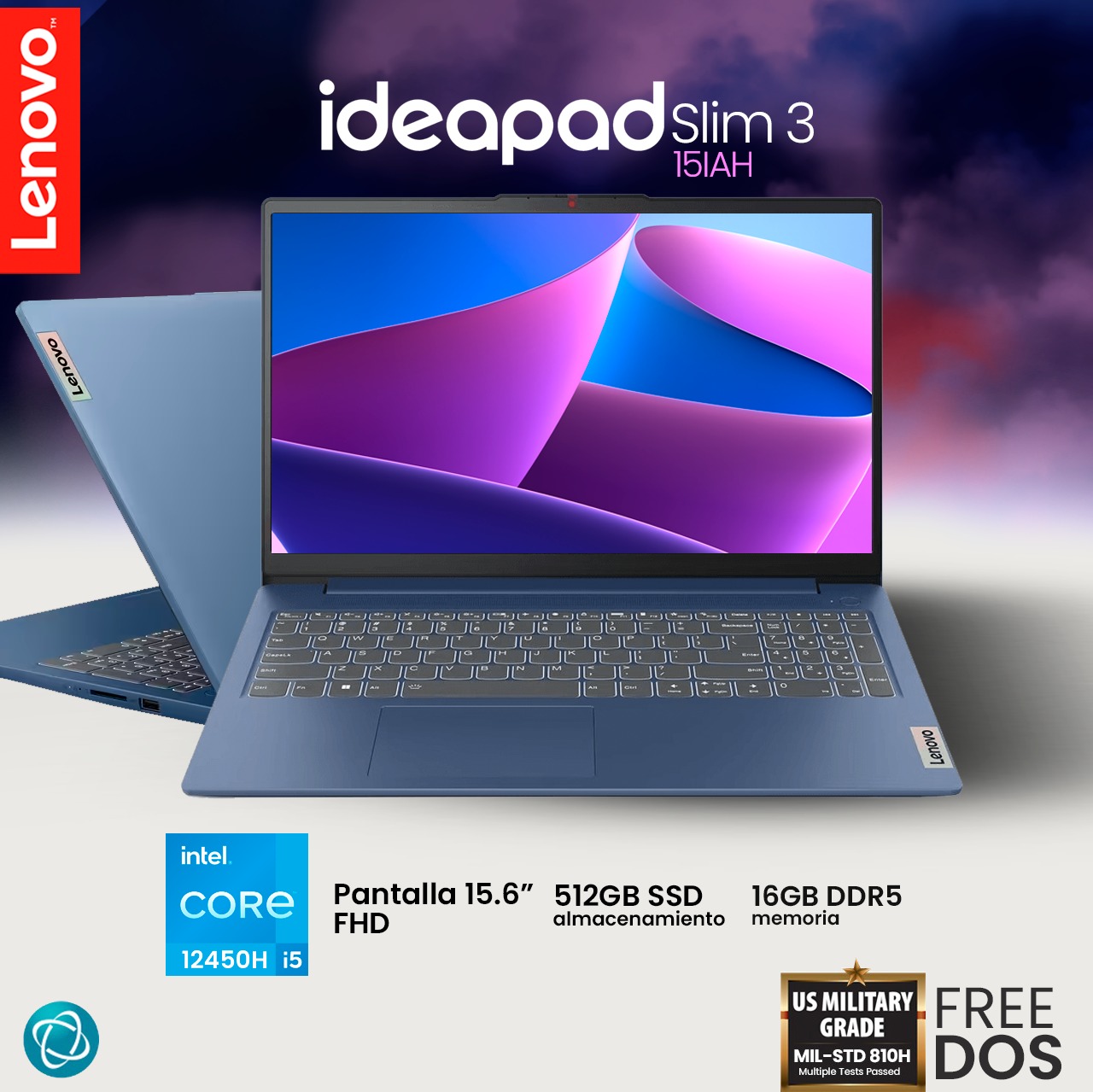 LENOVO Ideapad Slim 3 15IAH